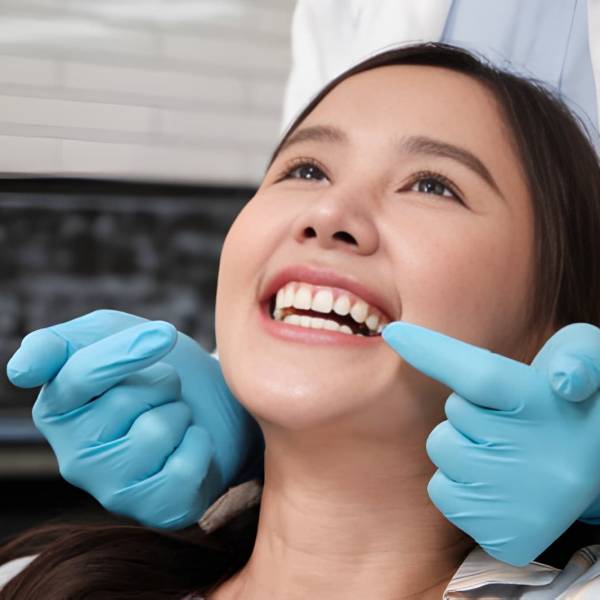 Dentist Explaining to patient